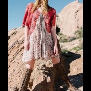 Free People Wild World mini dress (L)